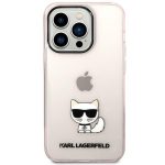 Karl Lagerfeld Choupette Back Cover Σιλικόνης Ροζ (iPhone 14 Pro) - Image 2