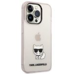 Karl Lagerfeld Choupette Back Cover Σιλικόνης Ροζ (iPhone 14 Pro) - Image 5