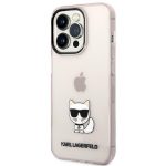 Karl Lagerfeld Choupette Back Cover Σιλικόνης Ροζ (iPhone 14 Pro) - Image 4