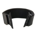 Για Apple Watch 42mm Milanese Loop Μαγνητικό λουράκι  από ανοξείδωτο ατσάλι (Μαύρο) - Image 2
