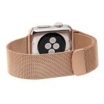 Για Apple Watch 42mm Milanese Loop Μαγνητικό λουράκι ρολογιού από ανοξείδωτο χάλυβα (ροζ χρυσός) - Image 3