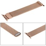 Για Apple Watch 42mm Milanese Loop Μαγνητικό λουράκι ρολογιού από ανοξείδωτο χάλυβα (ροζ χρυσός) - Image 4