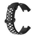 Για Xiaomi Redmi Watch 2 Lite Δίχρωμο λουράκι  σιλικόνης (μαύρο+λευκό) - Image 5