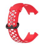For Xiaomi Redmi Watch 2 Lite Two-Color Mixed Silicone Watch Band(Red+White) - Image 4