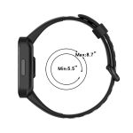 For Xiaomi Redmi Watch 2 Lite Two-Color Mixed Silicone Watch Band(Blue+White) - Image 2