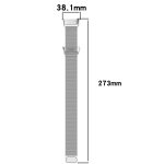 Για Xiaomi Redmi Watch 3 / Mi Watch Lite 3 Milanese Metal Watch Band (Μαύρο) - Image 6