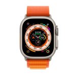 Nylon Loop Watch Band για Apple Watch Ultra 49mm / Series 8&7 45mm / SE 2&6&SE&5&4 44mm / 3&2&1 42mm (Orange) - Image 4
