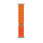 Nylon Loop Watch Band για Apple Watch Ultra 49mm / Series 8&7 45mm / SE 2&6&SE&5&4 44mm / 3&2&1 42mm (Orange) - Image 6