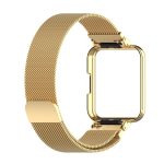 For Xiaomi Redmi Watch 2 Lite 2 in 1 Milano Metal Watch Band with Watch Frame(Gold) - Image 4