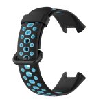 For Xiaomi Redmi Watch 2 Lite Two-Color Mixed Silicone Watch Band (ΜΠΛΕ + ΜΑΥΡΟ) - Image 2