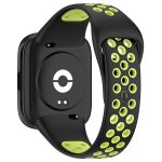 Xiaomi For Redmi Watch 3 Lite / Watch 3 Active Two Color Silicone Watch Band (ΜΑΥΡΟ + ΚΙΤΡΙΝΟ ) - Image 3