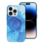 Δερμάτινη Θήκη Mag για IPHONE 14 PRO μπλε splash