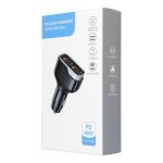 Φορτιστής αυτοκινήτου USB QC 3.0 + 2x Type C PD CC53-2A2C (Σύνολο 66W) - Image 2