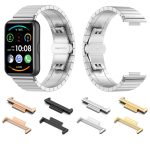For Huawei Watch Fit 2 2 in 1 Metal Watch Band Connectors (Black) - Image 3