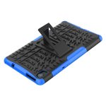 For Lenovo Tab M8 3rd Gen 8506 / M8 HD 8505 Tire Texture Shockproof TPU+PC Tablet Case with Holder(Blue) - Image 5