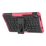 For Lenovo Tab M8 3rd Gen 8506 / M8 HD 8505 Tire Texture Shockproof TPU+PC Tablet Case with Holder(Pink) - Image 4
