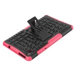 For Lenovo Tab M8 3rd Gen 8506 / M8 HD 8505 Tire Texture Shockproof TPU+PC Tablet Case with Holder(Pink) - Image 5