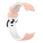 For Samsung Galaxy Watch4 Classic 42mm / 46mm Two-color Silicone Strap Watch Band(Pink White) - Image 4