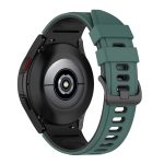 For Samsung Galaxy Watch4 Classic 42mm / 46mm Two-color Silicone Strap Watch Band(Olive Green Black) - Image 5
