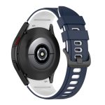 For Samsung Galaxy Watch4 Classic 42mm / 46mm Two-color Silicone Strap Watch Band(Blue White) - Image 5