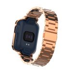 For Xiaomi Mi Watch Lite / Redmi Watch Three-Bead Metal Watchband(Rose Gold) - Image 4