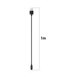 For Huawei Band 7 / 6 Pro / Watch Fit / Honor Watch ES Universal Magnetic Charging Cable(Black) - Image 3