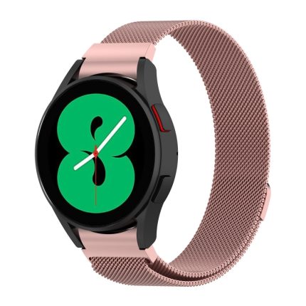 For Samsung Galaxy Watch 5 Pro 45mm Milanese Watch Band ROZE/GOLD