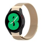 For Samsung Galaxy Watch 5 Pro 45mm Milanese Watch Band(Champagne Gold)