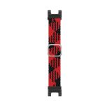For Amazfit T-Rex / T-Rex Pro / Ares Adjustable Buckle Braided Nylon Watch Band (Black + Red) - Image 2