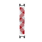 For Amazfit T-Rex / T-Rex Pro / Ares Adjustable Buckle Braided Nylon Watch Band (Red + White) - Image 2