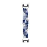 For Amazfit T-Rex / T-Rex Pro / Ares Adjustable Buckle Braided Nylon Watch Band (Blue + White) - Image 2