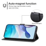 For Motorola Moto G53 Leather Phone Case(Black) - Image 4