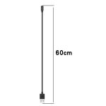 For Xiaomi Mi Band 8 Watch Magnetic Suction Charger USB Charging Cable, Length:60cm(Black) - Image 5