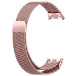 For Xiaomi Mi Band 8 Milanese Metal Watch Band(Rose Pink) - Image 4