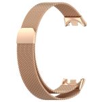 For Xiaomi Mi Band 8 Milanese Metal Watch Band(Rose Gold) - Image 4