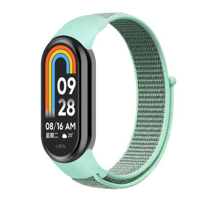 For Xiaomi Mi Band 8 Loop Nylon Replacement Watch Band(Blue Sea Color)