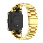 For Redmi Watch 3 Mijobs Three-Bead Metal Stainless Steel Watch Band(Gold) - Image 5