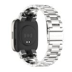 For Redmi Watch 3 Mijobs Three-Bead Metal Stainless Steel Watch Band(Silver) - Image 5