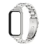 For Redmi Band 2 Mijobs Metal Shell + Three-Bead Stainless Steel Watch Band(Silver) - Image 5