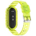 For Xiaomi Mi Band 8 Integrated Transparent Silicone Watch Band(Yellow) - Image 2
