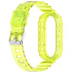 For Xiaomi Mi Band 8 Integrated Transparent Silicone Watch Band(Yellow) - Image 3