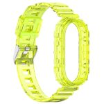 For Xiaomi Mi Band 8 Integrated Transparent Silicone Watch Band(Yellow) - Image 4