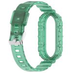For Xiaomi Mi Band 8 Integrated Transparent Silicone Watch Band(Green) - Image 3