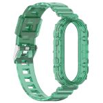 For Xiaomi Mi Band 8 Integrated Transparent Silicone Watch Band(Green) - Image 4