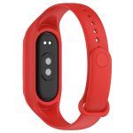 For Xiaomi Mi Band 8 Integrated Silicone Replacement Watch Band(Red) - Image 2