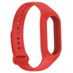 For Xiaomi Mi Band 8 Integrated Silicone Replacement Watch Band(Red) - Image 4