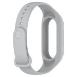 For Xiaomi Mi Band 8 Integrated Silicone Replacement Watch Band(Grey) - Image 3