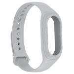 For Xiaomi Mi Band 8 Integrated Silicone Replacement Watch Band(Grey) - Image 4