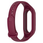 For Xiaomi Mi Band 8 Integrated Silicone Replacement Watch Band(Wine Red) - Image 3