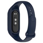 For Xiaomi Mi Band 8 Integrated Silicone Replacement Watch Band(Midnight Blue) - Image 2